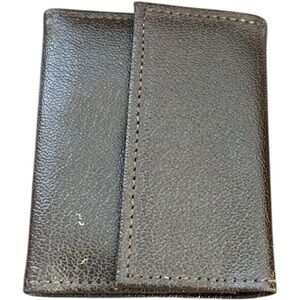 Swank vintage brown pigskin leather key holder